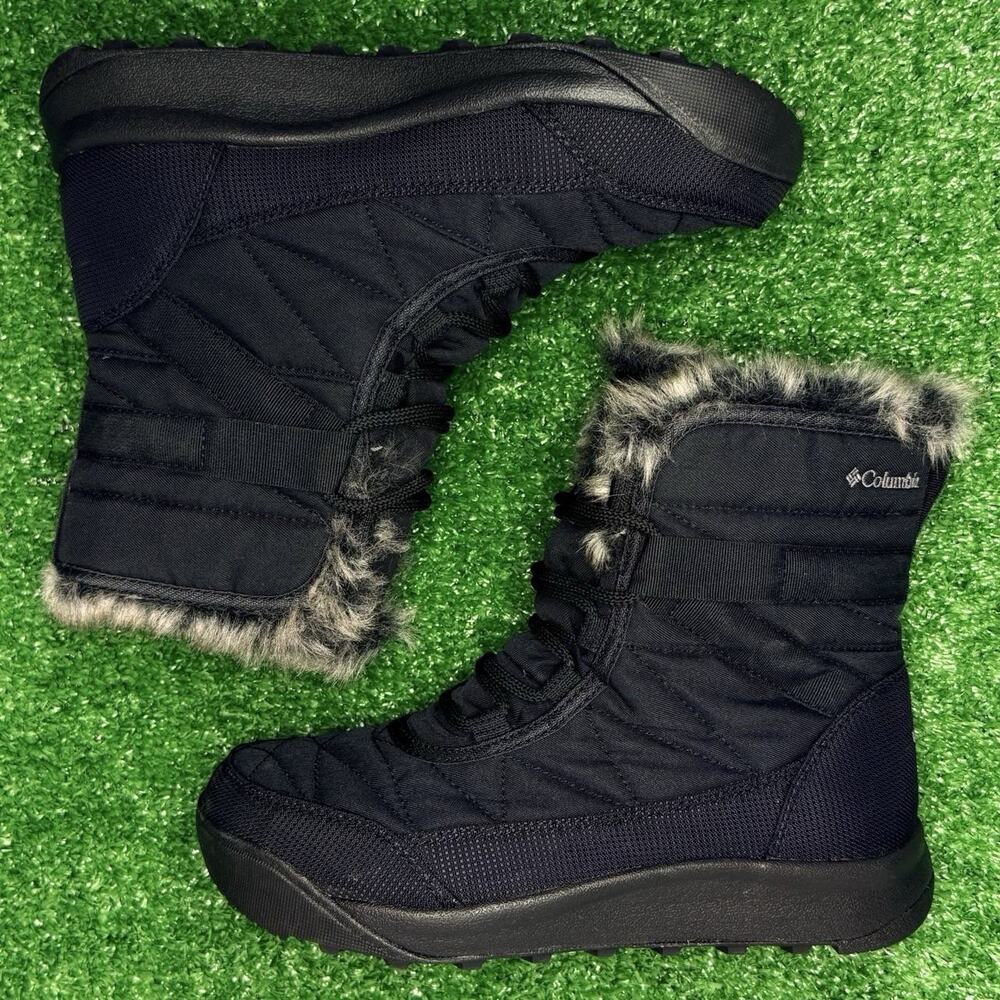 Columbia Ladies Minx Shorty IV Boots Black/Titanium II Size 6,5 New Without Box